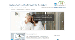 Desktop Screenshot of insektenschutzgitter-gmbh.de